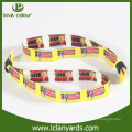 Free design decoration custom hot sale woven event wristband